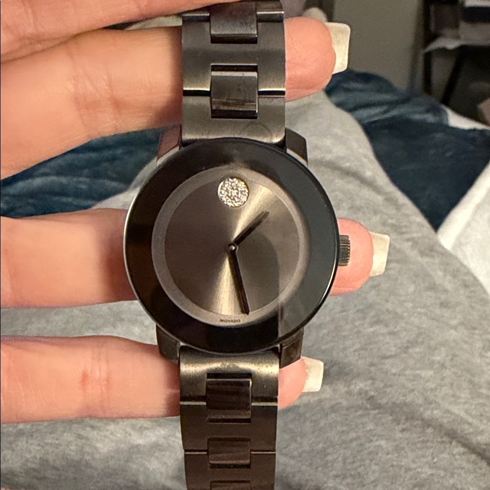 Movado bold Black Watch